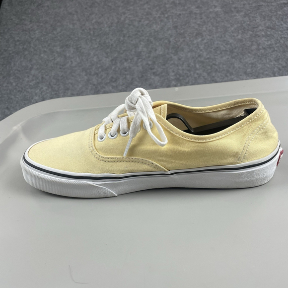 Vans Authentic Yellow Canvas Sneakers Womens 9.5 Mens 8 - Picture 3 of 12